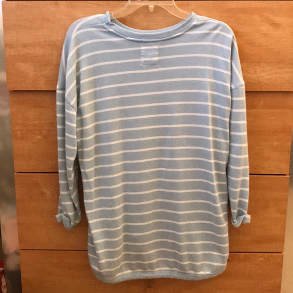 Blue and white striped pullover - Picture 2 of 2